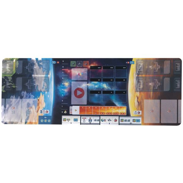 Evacuation - Official player's board mat 50 x 18,5 cm / 19,6" x 7,3"