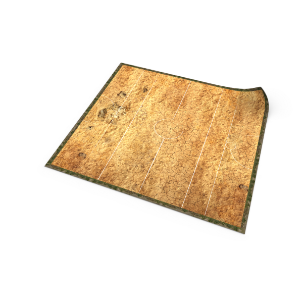 Guildball Rocky Desert, sigle-sided rubber mat - 36" x 36" / 91,5 cm x 91,5 cm