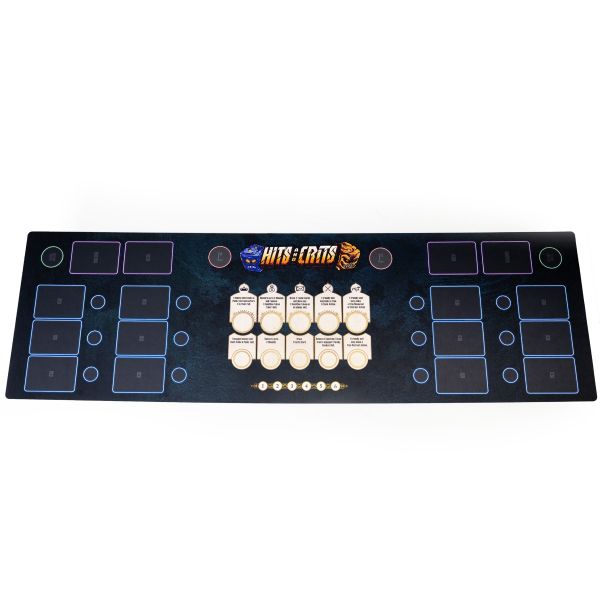 Hits and Crits Epic - Tactical board compatible with A song of Ice and Fire 15" x 48,5" / 38 x 123