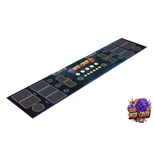 Hits and Crits - Tactical board compatible with A song of Ice and Fire 10,5" x 48"