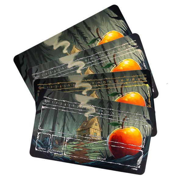 Tempting Apple - 24 "x14" / 61x35.5 - Rubber mat for card games compatible with Lorcana TCG