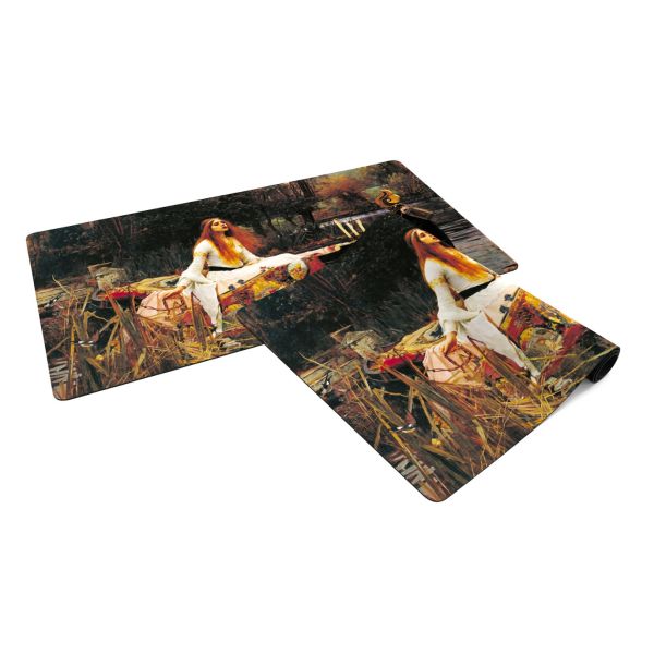 John William Waterhouse - The Lady of Shalott - Mousepad 24"x14" / 61x35,5 cm
