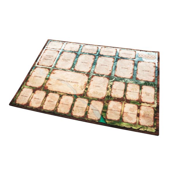 Rubber Player board Mat compatible with Gloomaven/Frostheaven 18,5" x 13" / 47x33 cm