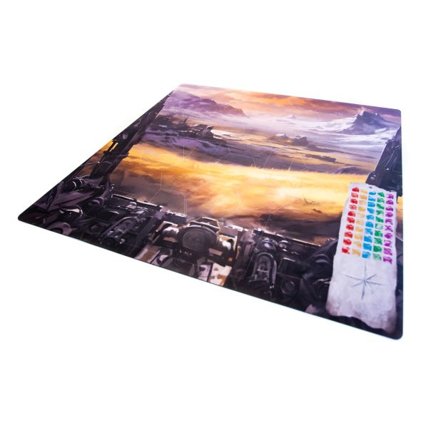 Rubber mat compatible with Game Mat compatible with Expeditions 30"x27,5" / 76x70 cm