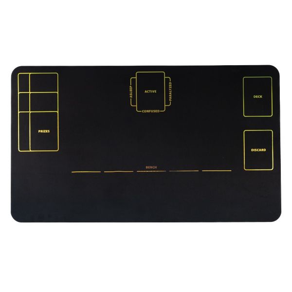 Rubber mat compatible with Pokemon Black Holo - One player 61cm x 35,5 cm / 24" x 14"
