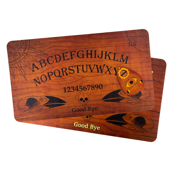 Rubber mat for card games 24"x14" / 61x35,5 cm + Coaster - Spirit board