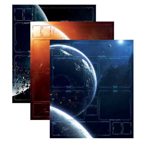 2 player rubber mat compatible with Star Wars: Unlimited 28" x 24" / 72x61 cm