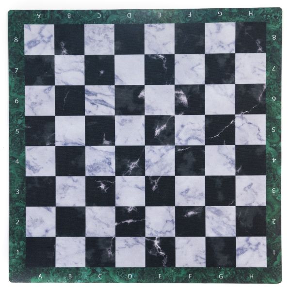 Rubber mat compatible with Chess/Checkers 36x36 cm / 14,2"x14,2" - Marble