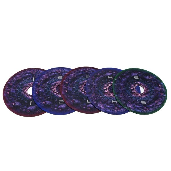 Zerg 2D Zones Set - Rubber 2D Zones Compatible with Starcraft - 7.2"