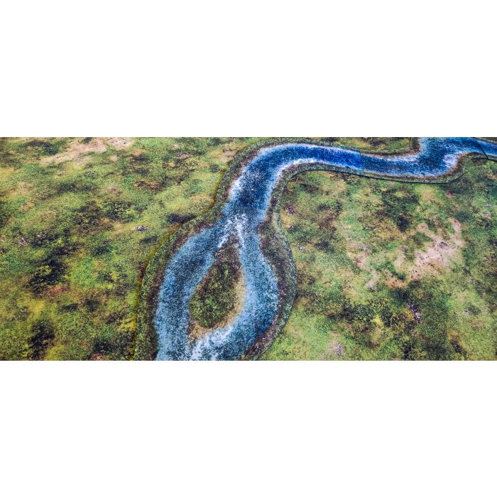 Set De Rivière Modulaire 2D – Néoprène 2 Mm – 7 Pièces 30 Cm – Printemps – Pour Warhammer, 40k, Star Wars Legion