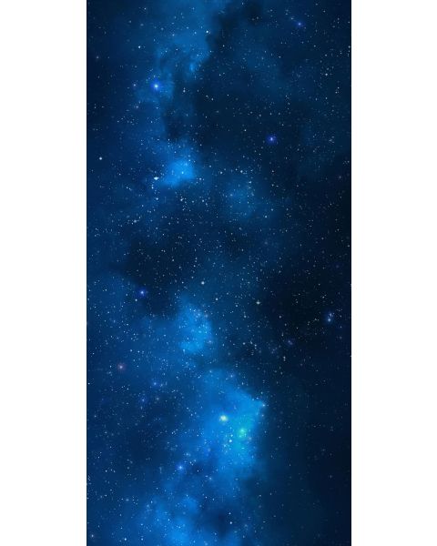 Blue Nebula 72”x36” / 183x91,5 cm - single-sided rubber mat