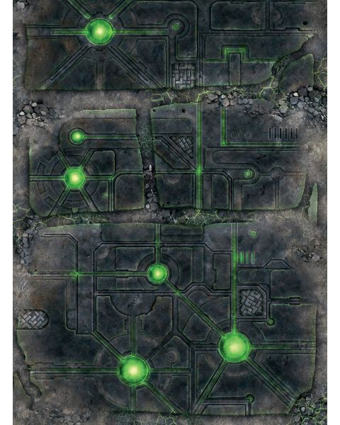 DeathWorld Tomb 44”x60” / 112x152 cm - single-sided rubber mat