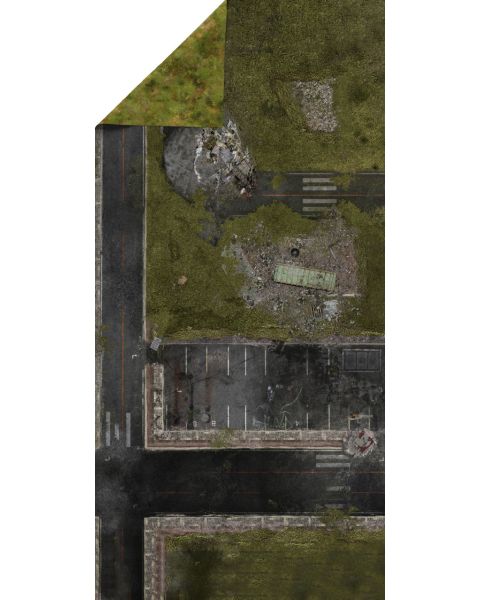 Suburbs 44”x90” / 112x228 cm - double-sided rubber mat