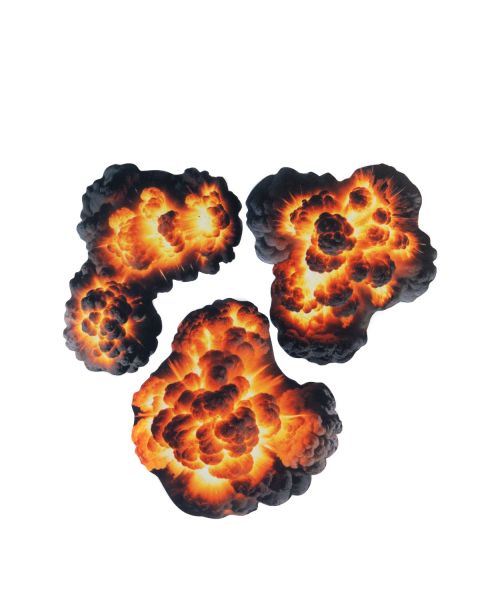 Rubber 2D terrain set - Explosions