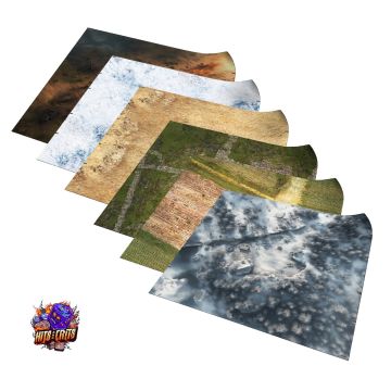 Hits and Crits - A Song of Ice and Fire one-sided rubber mat 49" x 49" without the Tactical board