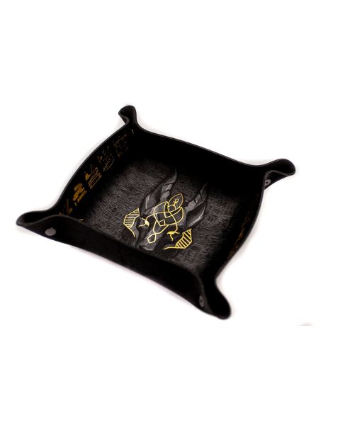 Anubis - Premium Dice Tray with gold trim