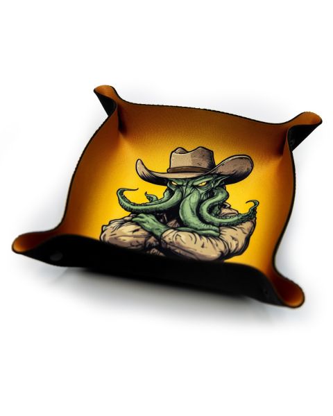Dice Tray - Cowboy Cthulhu 22x22cm
