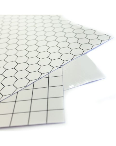 White - Dry-erase mat for Tabletop RPGs