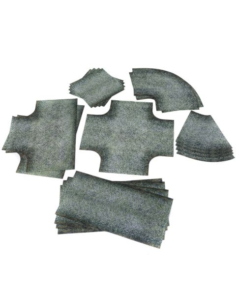Paved roads - 2D Road set (width 16,2 cm / 6,3")
