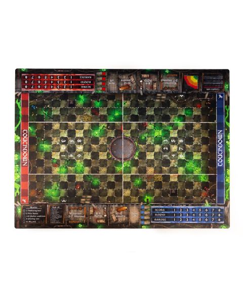 Canal 35,5" x 27,5" / 90cm x 70cm - single-sided rubber mat compatible with Blood Bowl s3