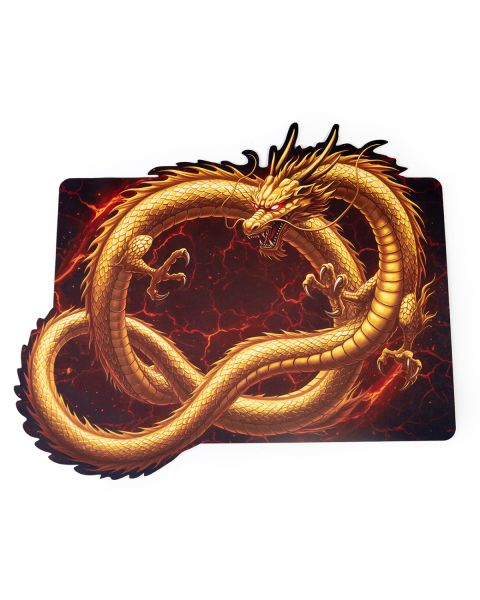 Rubber mat for card games 24"x14" / 61x35,5 cm - Golden Dragon