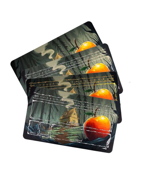 Tempting Apple - 24 "x14" / 61x35.5 - Rubber mat for card games compatible with Lorcana TCG