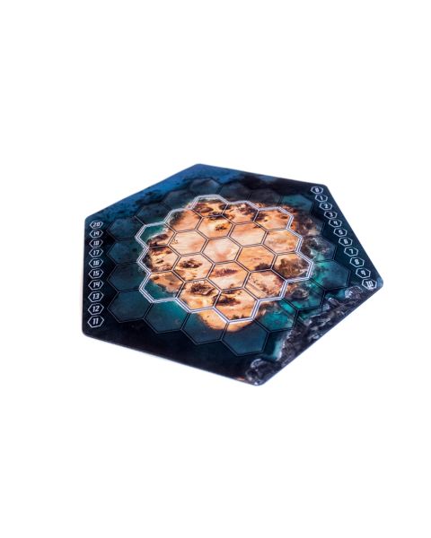 Rubber mat compatible with Neuroshima Hex 13" x 11,5" / 33cm x 29cm