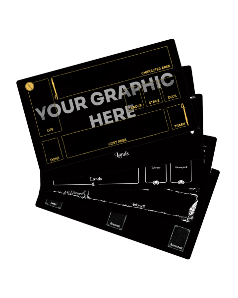 Mat with grid for your card game 61 x 35,5 cm