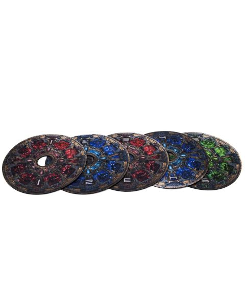Protoss 2D Zones Set - Rubber 2D Zones Compatible with Starcraft - 7.2"