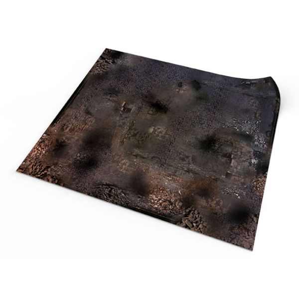 Ruined City 48”x48” / 122x122 cm - mat for wargames