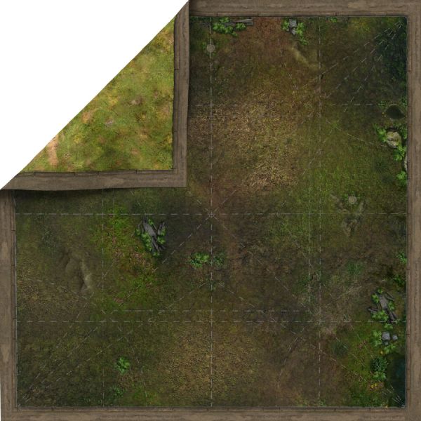 Malifaux Swamp, double-sided latex mat - 37" x 37" / 94 cm x 94 cm