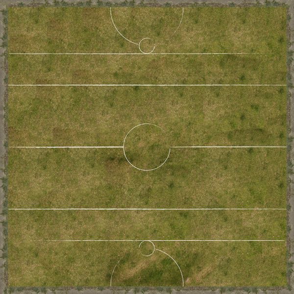 Guildball Universal Grass, single-sided rubber mat - 36" x 36" / 91,5 cm x 91,5 cm