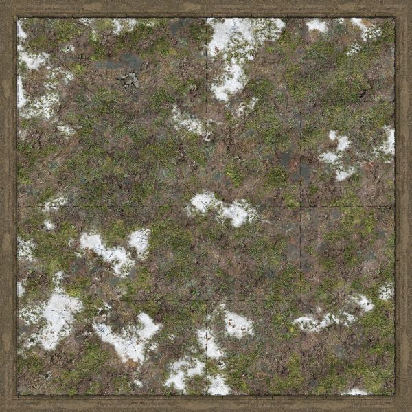 Malifaux Early Spring, single-sided anti-slip fabric mat - 37" x 37" / 94 cm x 94 cm