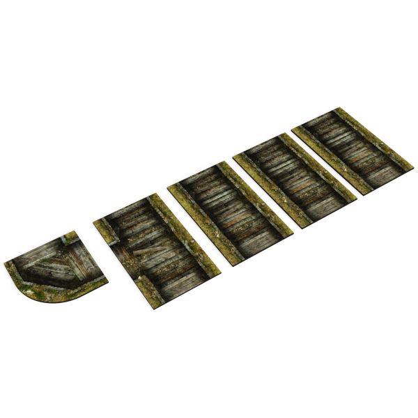 Rubber 2D terrain set - Trenches