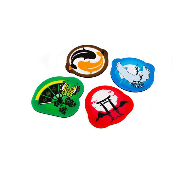 Mug coasters - oriental - 4 pcs.