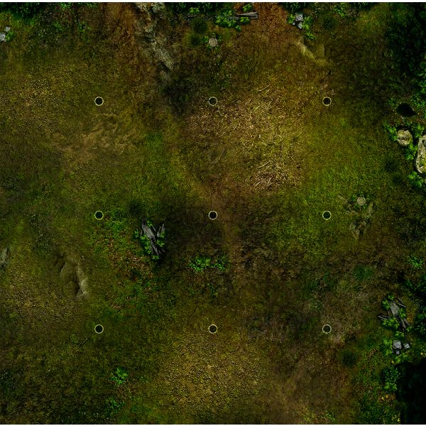Star Wars: Shatterpoint - Swamp 36” x 36” / 91,5 cm x 91,5 cm - single-sided anti-slip fabric mat