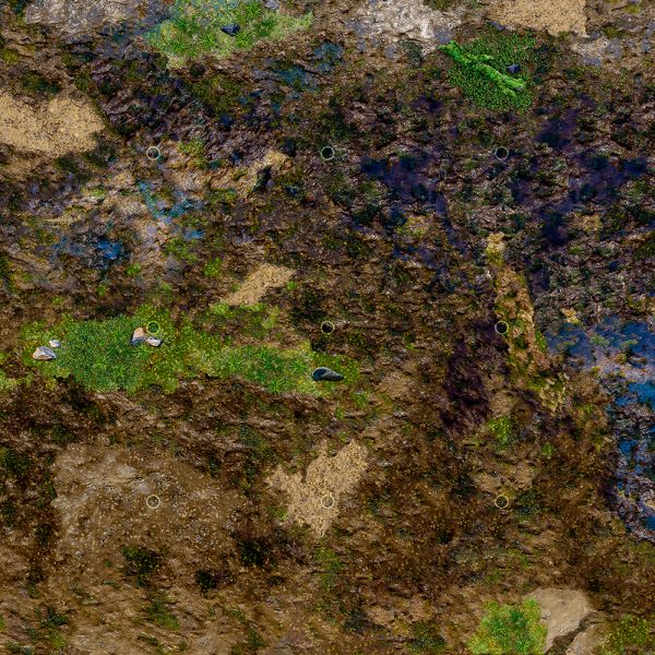Star Wars: Shatterpoint - Muddy Ground 36” x 36” / 91,5 cm x 91,5 cm - single-sided rubber mat