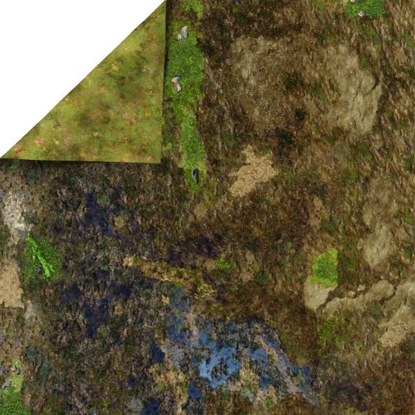 Muddy Ground 48”x48” / 122x122 cm - double-sided latex mat