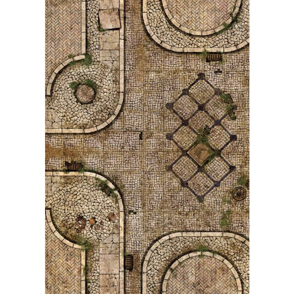 Gates of Menoth 44”x30” / 112x76 cm - single-sided anti-slip fabric mat