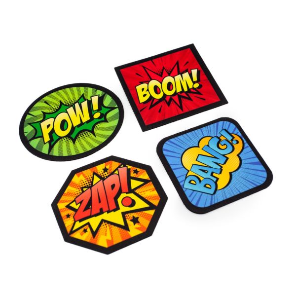 Mug coasters - comic - 4 pcs.