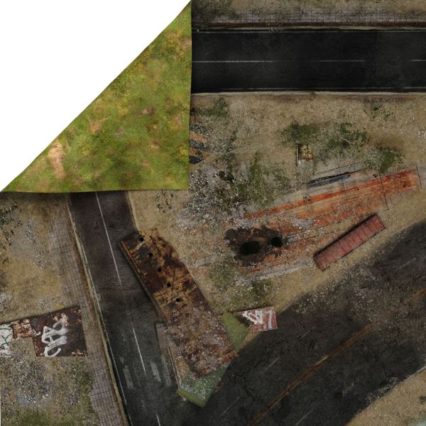 Fury Road 36”x36” / 91,5x91,5 cm - double-sided latex mat