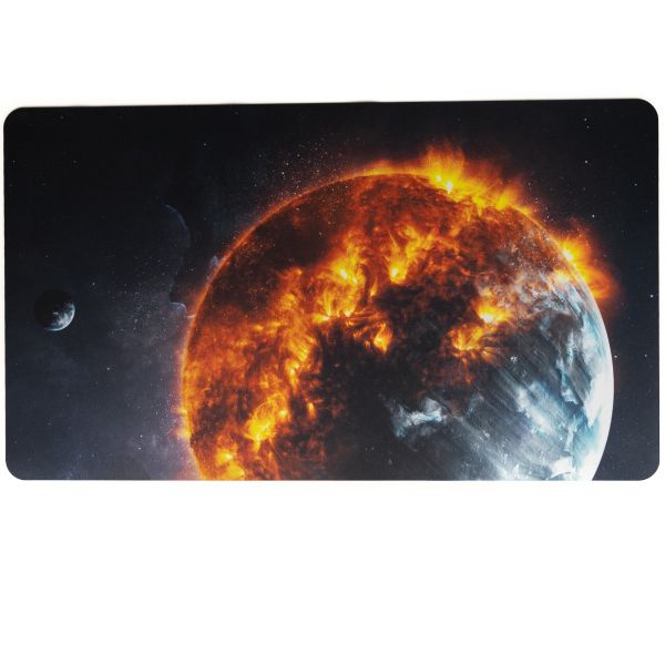 Exploding Earth 60 cm x 35 cm - single-sided rubber mat