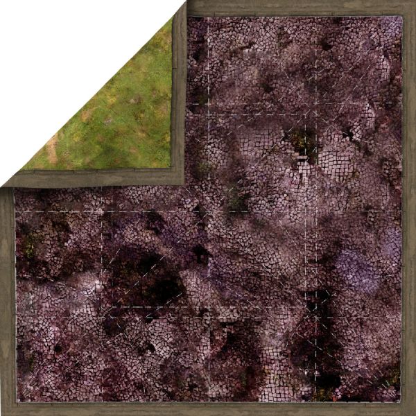 Malifaux Latigo Stronghold, double-sided latex mat - 37" x 37" / 94 cm x 94 cm