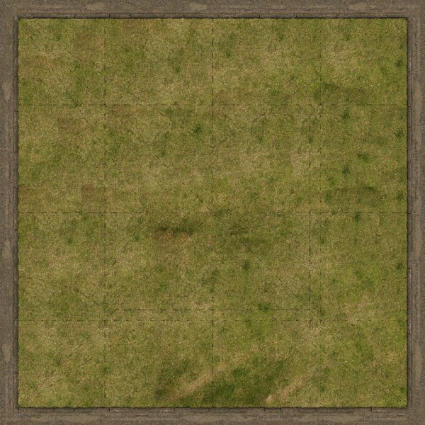 Malifaux Universal Grass, single-sided anti-slip fabric mat - 37" x 37" / 94 cm x 94 cm