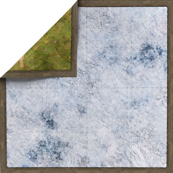 Malifaux Ice, double-sided latex mat - 37" x 37" / 94 cm x 94 cm
