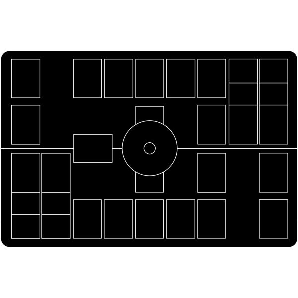 Pokemon Minimalist for 2 players 69x45 cm - rubber mat for card games
