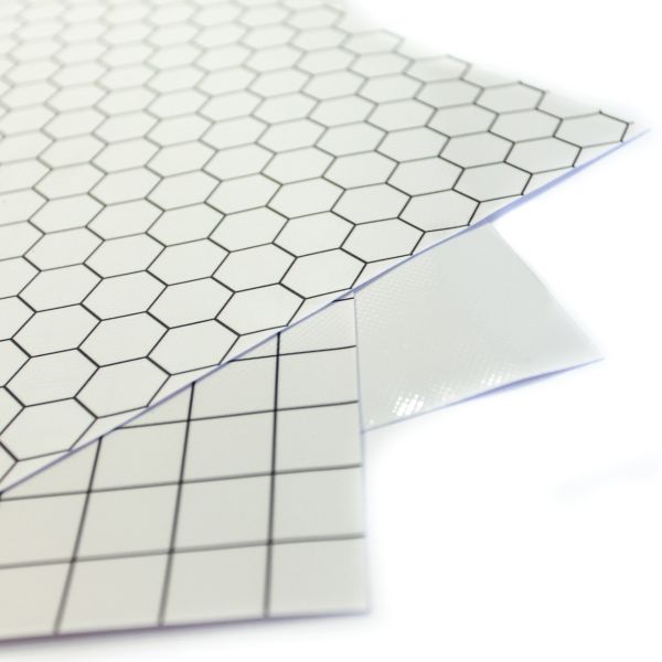 White - Dry-erase mat for Tabletop RPGs