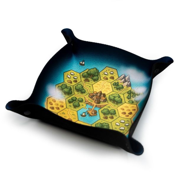 Dice Tray - Settlers 22x22cm