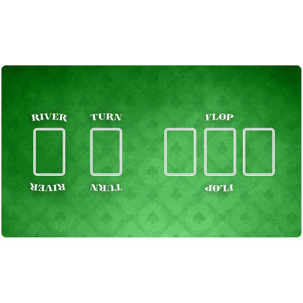 Texas Hold'em 61x35 cm - rubber mat for card games