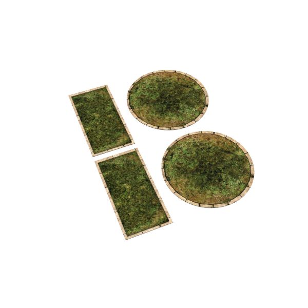 Rubber zones for Warmachine/Hordes - Grass